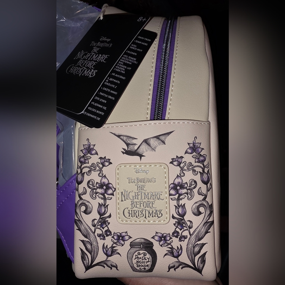 Loungefly Disney The Nightmare Before Christmas Coffin Mini Backpack + Wallet - Picture 3 of 10